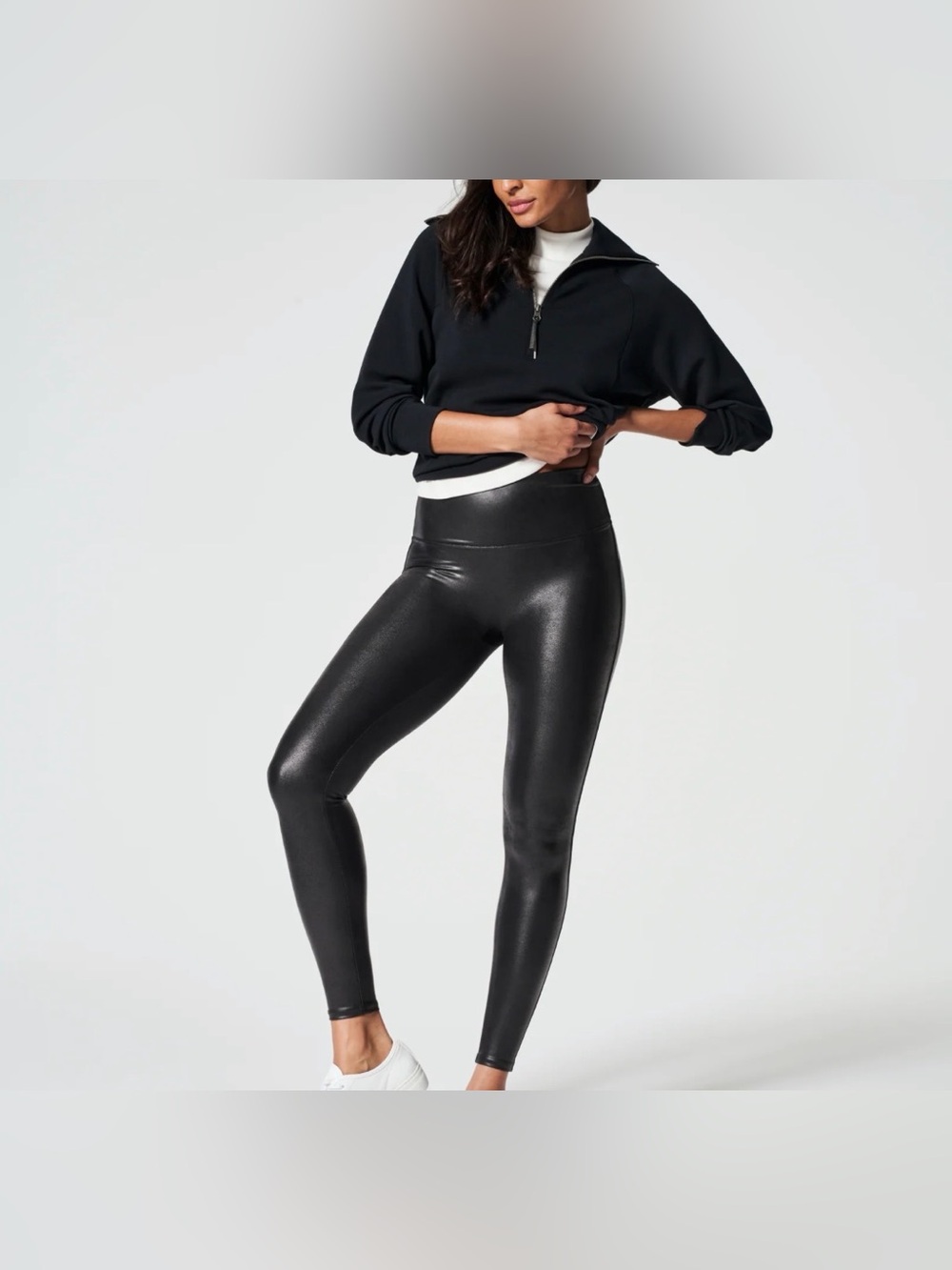 SPANX Faux Leather Leggings